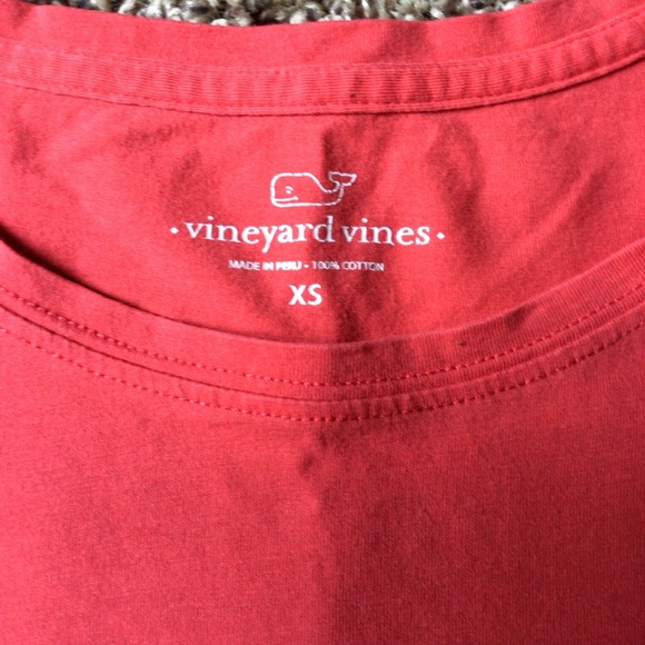Vineyard Vines Patriotic Red Whale Pocket T-Shirt - Picture 7 of 8